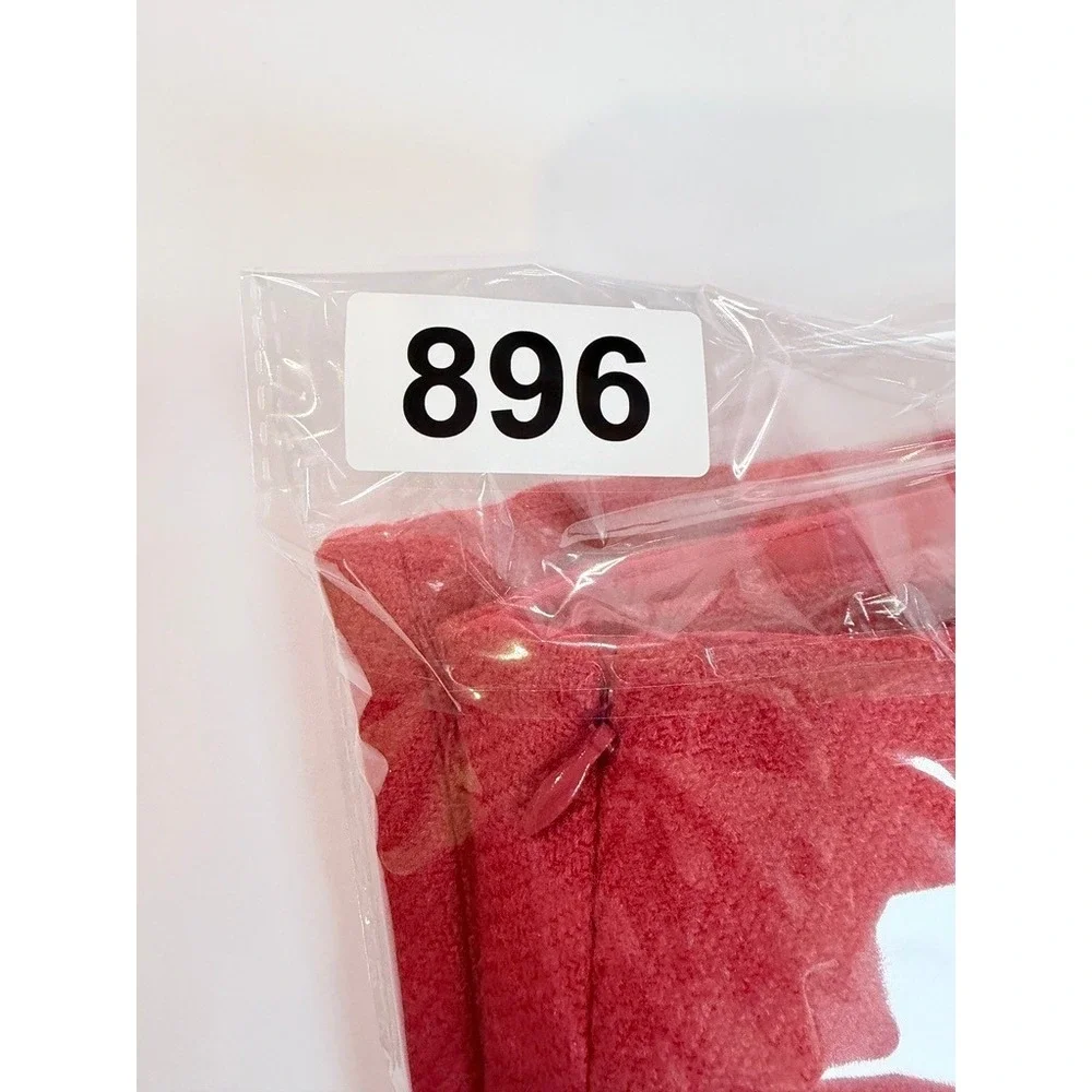 J.Crew Mini Skirt‎ Womens 6 Red Lambswool A-Line Seamed Lined Solid